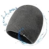 TOP-EX XL/XXL wasserdichte Merino Beanie Mütze Herren, Wolle Wintermütze...