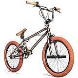 Bergsteiger Halifax 20 Zoll BMX, Fatbike, 360° Rotor-System, Freestyle, 2...