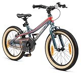 BIKESTAR Kinder Fahrrad Aluminium Mountainbike mit V-Bremse für Mädchen...