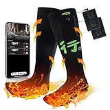 Beheizte Socken, Elektrische Heizsocken Damen Herren, Wiederaufladbare...