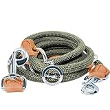 FREUDENTIER Hundeleine 2m - Führleine verstellbar - Robustes Nylon...