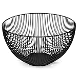 joeji's Kitchen Obstkorb für die Küche mit Kratzfesten - Anti-Rutsch-Pads...