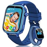 Sanorum Smartwatch Kinder, 4G Kinder Smartwatch mit GPS und Telefon,...