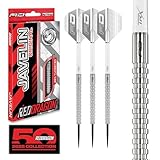 RED DRAGON Javelin Steel Dartpfeile 24 Gramm Profi Steeldarts Set, 3 x...