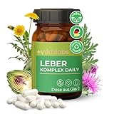 Viktilabs© Leber Komplex Daily - Vegan | Mit Mariendistel, Artischocke,...