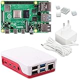 Raspberry Pi 4 4GB Starter-Kit | 5V 3A USB-C Netzteil | Gehäuse |...