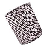 CAXUSD Pp kunststoff Wäschekorb Imitation Geflochtenes Rattan Waschbarer...