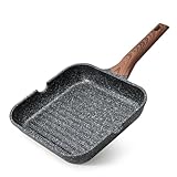 Kordisen Antihaftbeschichtete Grillpfanne für Herdplatten, 24,1 cm,...