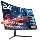KTC 24 Zoll Gaming Monitor Curved 1500R, FHD (1920x1080p) 1ms 180Hz 144Hz...