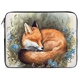 Laptop-Hülle A Sleeping Fox Laptoptasche Tragbare Schutzhülle 10 Zoll...