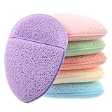 6 Stück Gesicht Peeling Schwamm,Wiederverwendbar Abschminkpads...