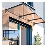 Vordach für Eingangstür Haustür,Überdachung Haustür aus Aluminium und...