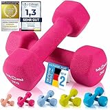 Body & Mind® Hanteln 2er Set Gymnastikhanteln Neopren Dumbbells...