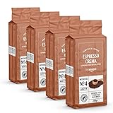 by Amazon Gemahlener Kaffee Espresso Crema, Lichte Röstung, Granulat, 1...