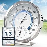 MAVORI® 2in1 Hygrometer innen analog und Thermometer analog innen aus...