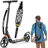 KESSER® Cityroller Scooter 205mm Räder PU Big Wheel - Pro-S Tretroller...