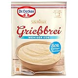 Dr. Oetker Süße Mahlzeit Grießbrei weniger süß, 76 g Mischung für...