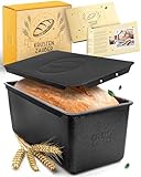 KRUSTENZAUBER Brotbackform mit Deckel – Kastenform Brot aus...