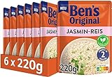Ben's Original Express Reis Jasmin, 6 Packungen (6 x 220g)