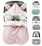 BABEES Winter Babyfußsack Babyschale Herbst/Winter Wattiert,...