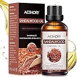 AESHORY Ätherische Öle Sandelholz 50ml, 100% Natürliche Ätherisches...