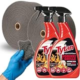 Reinigungsset Grill & Küche – TYTAN 2 x 500ml Reinigungsmittel + 2 x 1kg...