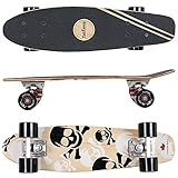 FunTomia Mini-Board Cruiser Skateboard 57cm aus 7-lagigem kanadischem...