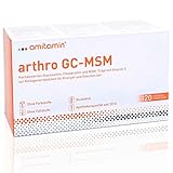 amitamin arthro GC MSM Glucosamin & Chondroitin & MSM plus Vitamin C für...