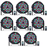 ZHENNBY Par Licht Bühnenlicht, 36 LED RGB Partylicht Strahler Discolicht...