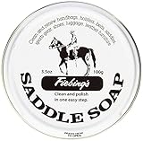 Fiebing's Saddle Soap White 3.5 oz | Polish and Clean Leather | Revives...