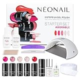 NÉONAIL Starter Set ADORABLE - LED UV Lampe 21W/48 - UV Nagellack -...