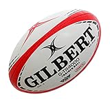 Gilbert G, TR4000, Rugby-Ball, Unisex, Erwachsene, Farbe: rot, 5