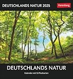 Deutschlands Natur Postkartenkalender 2025 - Kalender mit 53 Postkarten:...