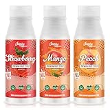 INSPIRE FOOD Fruchtsirup für Bubble Tea Mischung 3er-pack | Erdbeer, Mango...