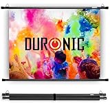Duronic BPS80 Leinwand | 4:3 Hängeleinwand 80' Zoll 163 x 122 cm |...
