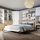 Forte SMARTROOM Multifunktionsbett 160 x 180, modernes Schrankbett mit...