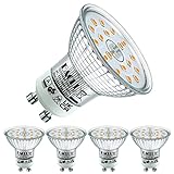 EACLL GU10 LED Warmweiss 4.9W Ersetzt 70W Halogen Leuchtmittel, 4er-Pack....