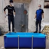 Rechteckiger Aufstellpool mit Metallrahmen für Kinder und Erwachsene,...