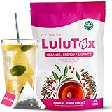 LULUTOX Detox Tee zum Abnehmen – Natürliche Kräutermischung mit...