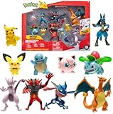 Pokémon Pokemon Figuren Set 10 Pack – 5–11 cm Figuren – Charizard,...