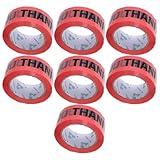 Garneck 7 Rollen Verpackungsklebeband Bedruckt „Danke“ Extra Starkes...