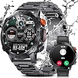 LIGE Smartwatch Herren mit Telefonfunktion für Android iOS 1.43'' Amoled...