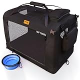 PetProved Hundebox Transportbox Hund Katze Hundetransportbox Hundebox...