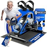 GUBA - 2in1 Pedaltrainer mit Anti-Rutsch-Matte | Beintrainer für zuhause...