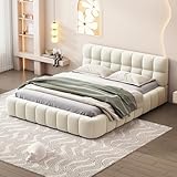 YGHQAP Polsterbett Bubble Bett 140x200cm Doppelbett mit Lattenrost und...