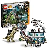 LEGO Jurassic World Giganotosaurus & Therizinosaurus Angriff Set mit...