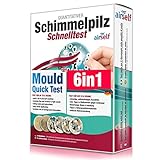 Schimmeltest für zu Hause - Schimmelpilz Test für bis zu 6 Räume -...