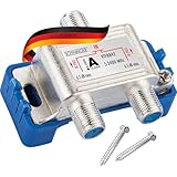 SCHWAIGER Sat Verteiler 2fach Antennenkabel Koaxialkabel Antenne...