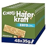 Haferriegel Corny Haferkraft Zero Haselnuss, ohne Zuckerzusatz, 125 kcal...