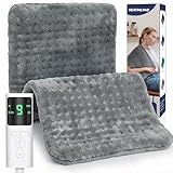 VSTKEN Heizkissen, Elektrisches Wärmekissen für Rücken Nacken Schulter...